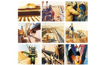 Gas Pipeline , Qom to Hassanabad- Tehran