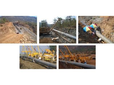 خط لوله انتقال گاز دارود - جعفر آباد ( 24 اینچ به طول 102 کیلومتر)