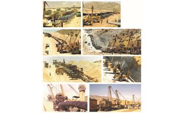 Aghar Dalan Gas Project , Laying of 24" Gas & 3" Condensate Pipelines