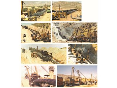 Aghar Dalan Gas Project , Laying of 24" Gas & 3" Condensate Pipelines