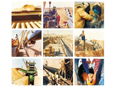 Gas Pipeline , Qom to Hassanabad- Tehran