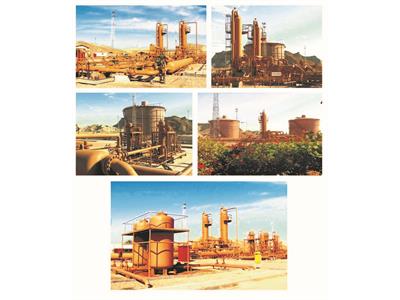 Gavarzin gas dehydration plant of "Qeshm Island" gas supply project
