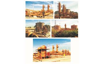 Gavarzin gas dehydration plant of "Qeshm Island" gas supply project