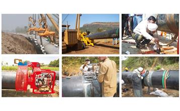 Laying of 36” Gas Line for Bawana to Nangal Section -1 , 150 kms / in India (EPC)