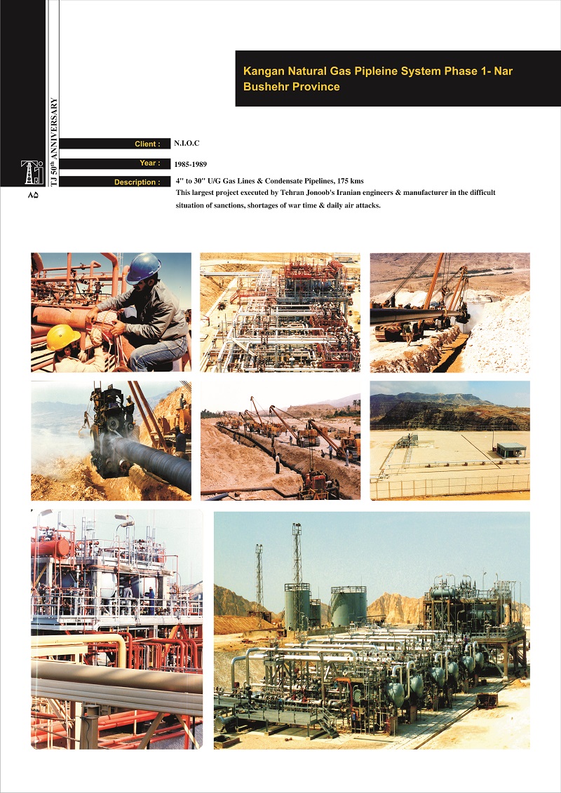 Kangan Natural Gas Treating Plants