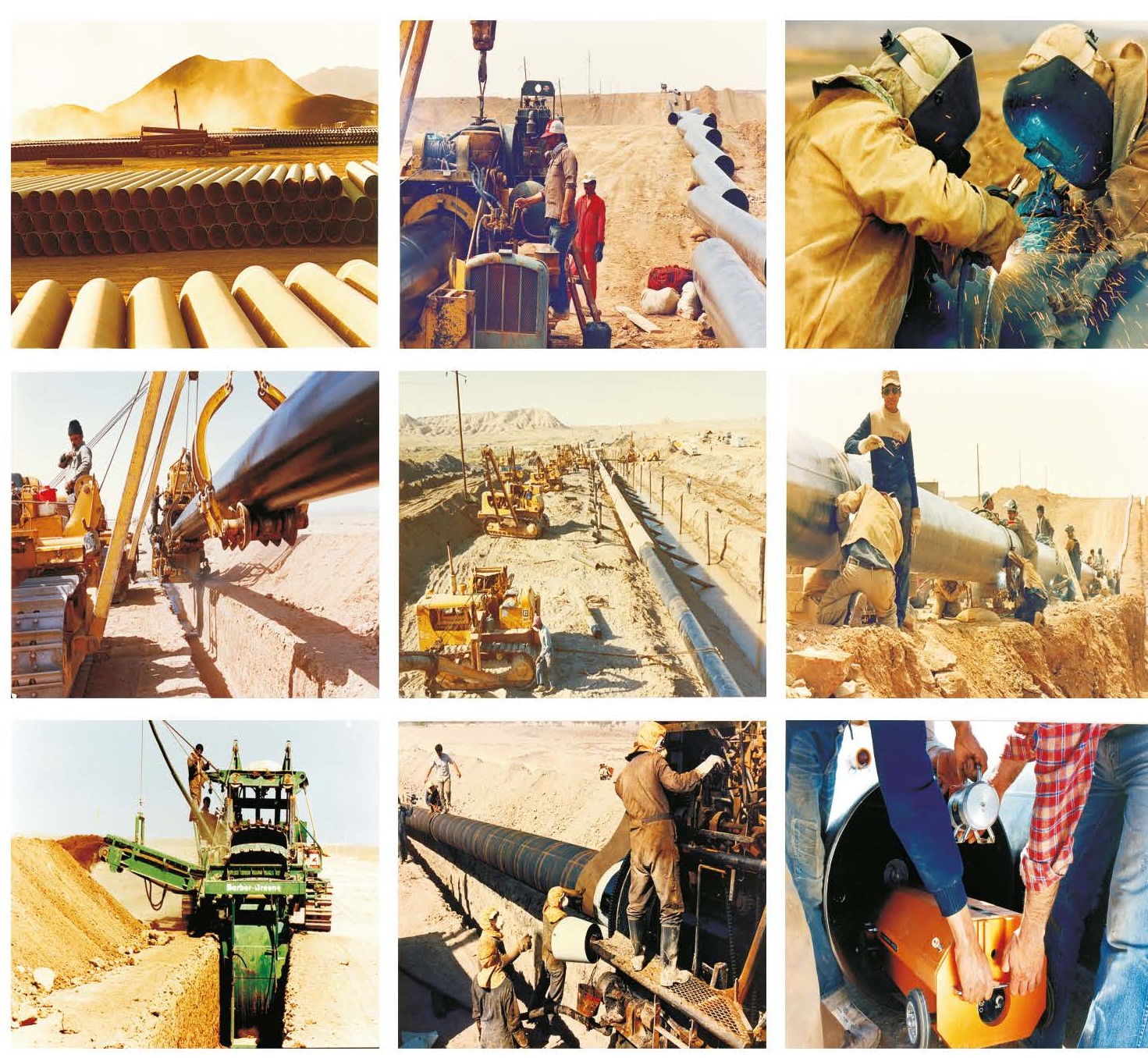 خط لوله انتقال گاز از قم به حسم آباد تهران