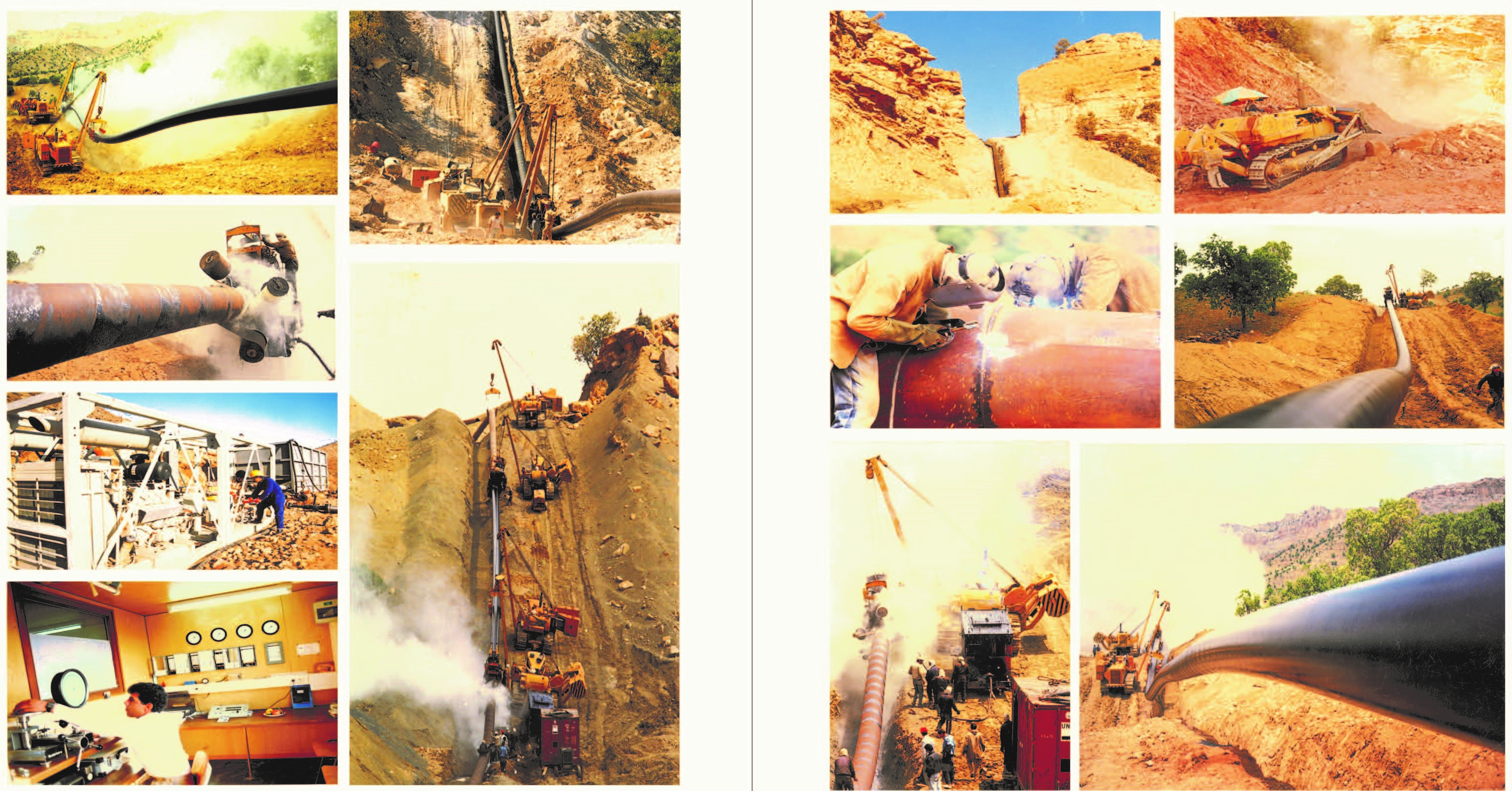 خط لوله 26 اینچ انتقال نفت خام از تلمبه خانه تنگه فنی به ایستگاه رازان استان خوزستان - لرستان